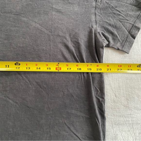 Aerie Boyfriend Distressed Oversized T-shirt Tee Gray - Picture 7 of 8